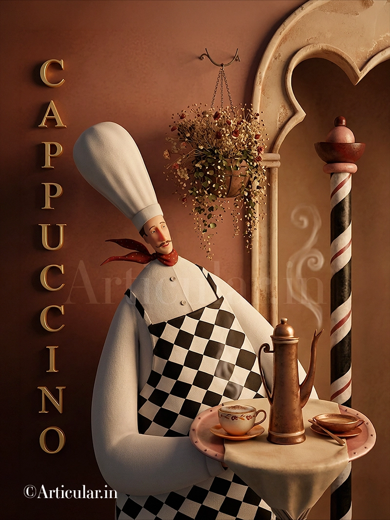 Chef in a Cappuccino