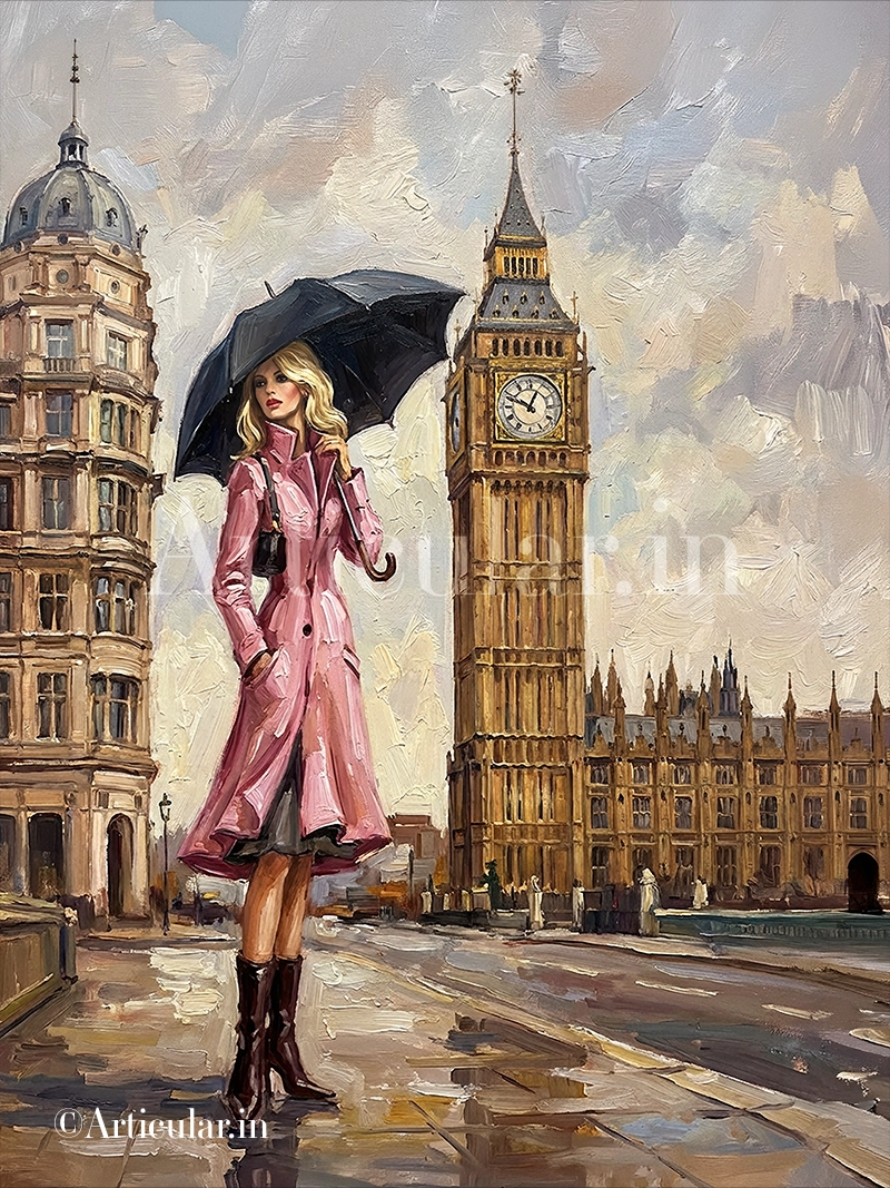 Girl in London Street