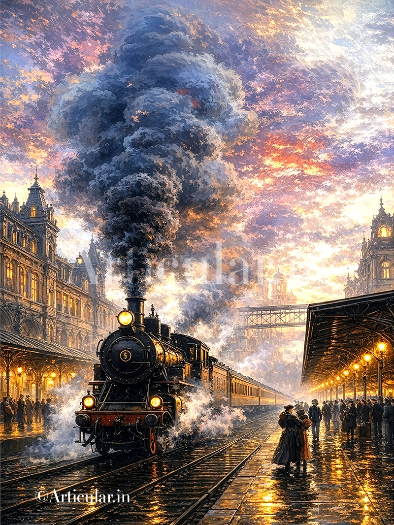 Vintage Train Station